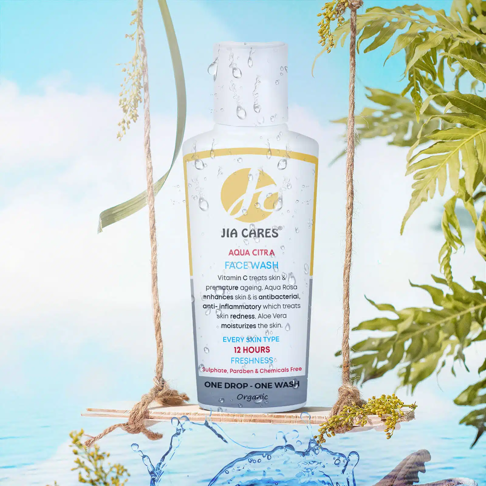 Jia Cares Aqua Citra Face Wash Unisex - Image 7