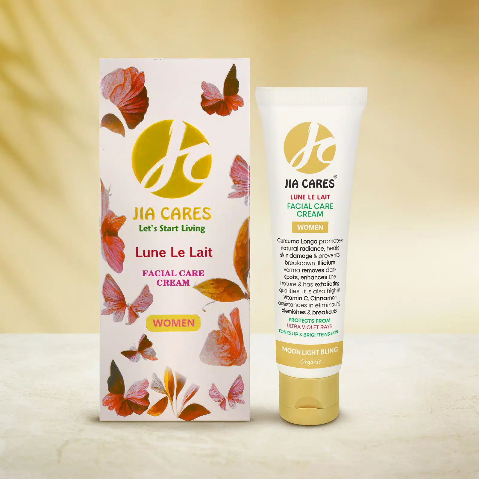 Jia Cares Lune Le Lait Facial Care Cream Women 30gm - Image 6