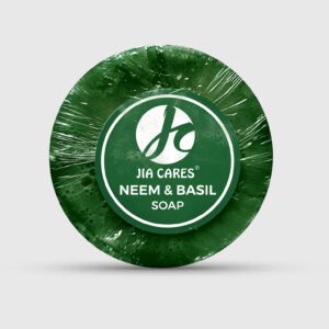 Jia Cares Oxalis Neem & Basil Soap Unisex 100gm